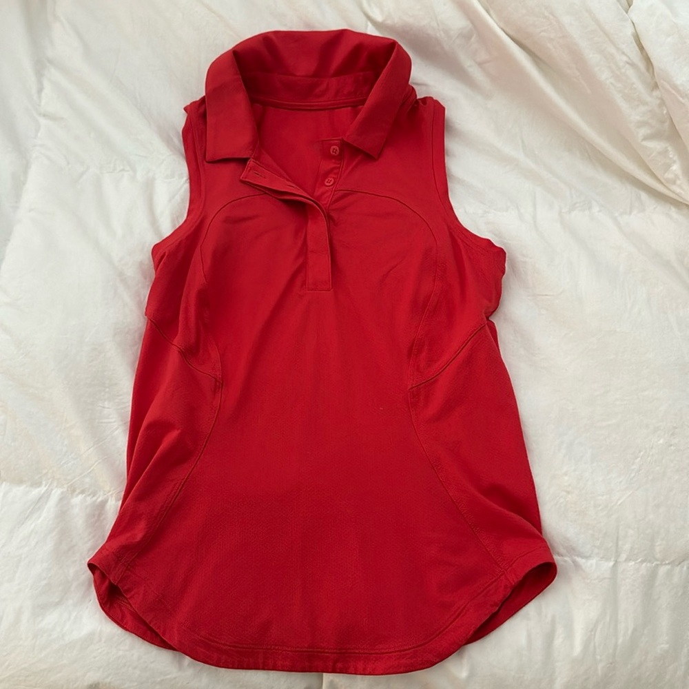 Lululemon sleeveless golf/tennis collared shirt